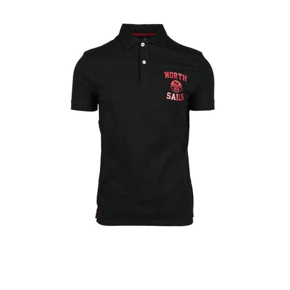 North Sails Gray Cotton Men Polo